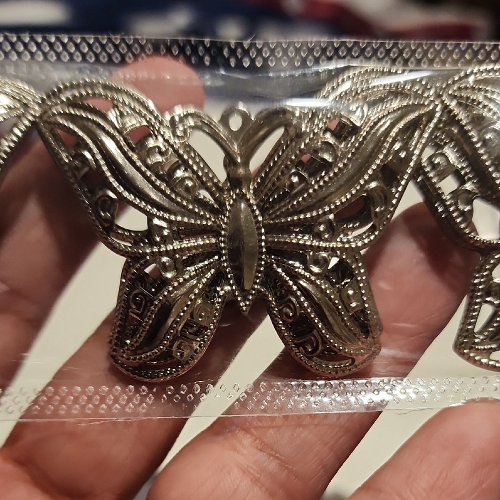 Silver Butterfly Charm